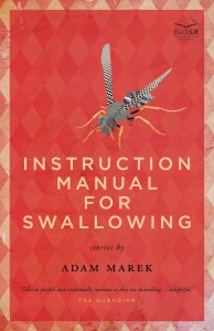 Instruction Manual for Swallowing (North American edition), by Adam Marek, cover design