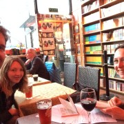 Adam Marek, Rachel Tresize, Zoe Gilbert at the Bookworm