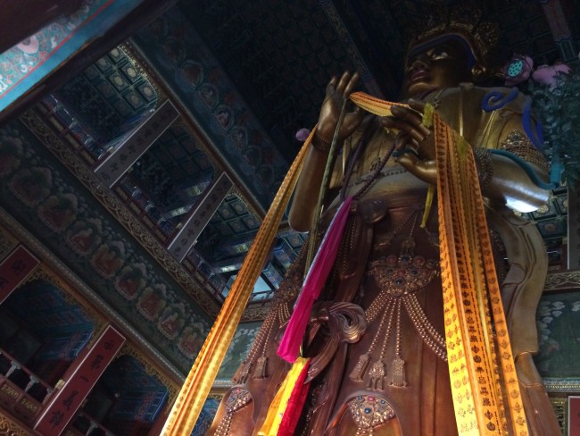 Big Buddha in the Lama Temple Beijing