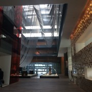 The lobby of the Opposite House Hotel, Beijing