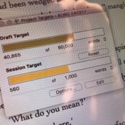 Daily word count target